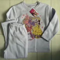 新品　110cm ディズニープリンセス　裏起毛パジャマ　パープル