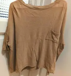 yohaku/オーガニックカラーコットン/ガーゼ天竺/ポケットTシャツsize2