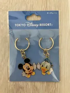 東京ディズニーリゾート　ミッキーマウス　ドナルド キーチェーン　2個セット
