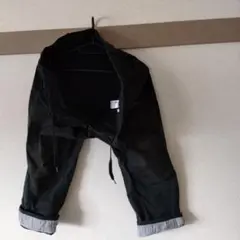 黒 Lサイズ ワイドパンツ 100%コットン