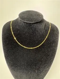 K18ゴールド シンプルチェーンネックレス2.2g 45cm