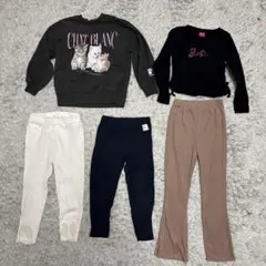 女の子服まとめ売り　5点　トップス　バースデイ　Barbie 100〜120