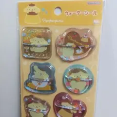 ポムポムプリン ウォーターシール ボンボンドロップ シール サンリオ 正規品