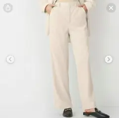 GU ジーユー ライトコーデュロイストレートパンツ Sサイズ