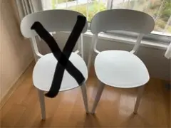 MODERN DECO ホワイト ダイニングチェア 1脚