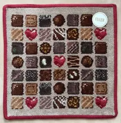 FEILER コフレドゥショコラ　チョコレート柄 ハンカチ