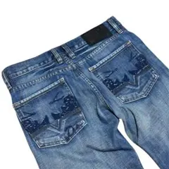 【y2k】00s DIESEL archive denim pants 刺繍