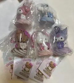 サンリオキャラクターズ ホイップクリームマスコット コンプリート ガチャガチャ