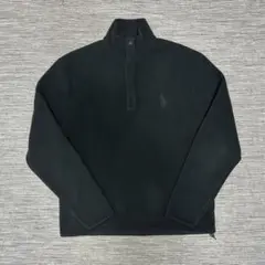 POLO GOLF フリース 古着 ドローコード M ビックポニー
