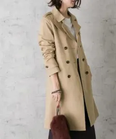 美品 URBAN RESEARCH ROSSO リボントレンチコート M