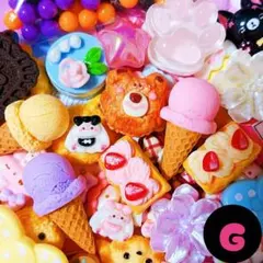 デコパーツ カボション ミニチュア 大量 まとめ売り 50Piece 【G】