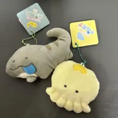 新品　海の生き物　キーホルダー　ぬいぐるみ