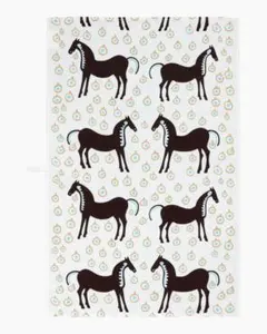 marimekko マリメッコ　日本未発売　MustaTamma ティータオル
