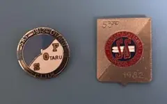 ピンバッジ⭐︎SKI1912OTARU CLUB ⭐︎1982第53回宮様スキー大会