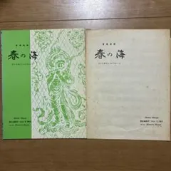 宮城道雄 春の海 ヴァイオリン・フルート用 楽譜 パート譜付き