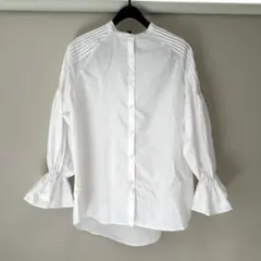 ブラウス 長袖 白