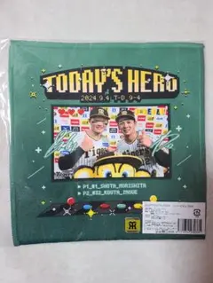阪神タイガース☆TODAY’S HERO☆ハンカチ☆甲子園球場限定☆新品