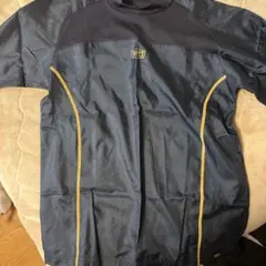 ZETT ネイビー ハイネック半袖ウェア　160