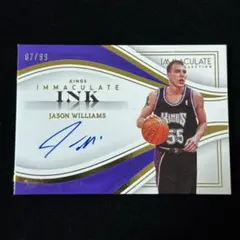 Jason Williams Immaculate /99 Auto サイン