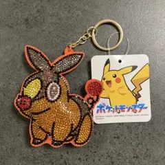 ポケモン ポカブ ラインストーン キーホルダー