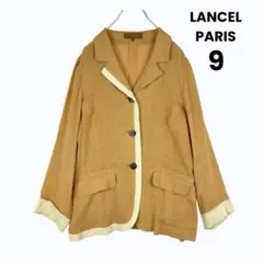 ランセル　LANCEL PARIS リネン混 テーラードジャケット 9R 夏のサムネイル