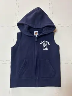 A BATHING APE フード付きベスト 100cm