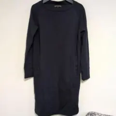 美品　マッキントッシュロンドン　長袖ロングワンピース　ブラック　サイズ38のサムネイル