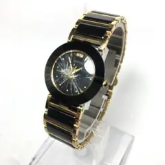 C803　Jantzen　ブラック　レディース カジュアル ヴィンテージ　腕時計