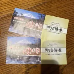 富士眺望の湯 ゆらり 御招待券 2枚