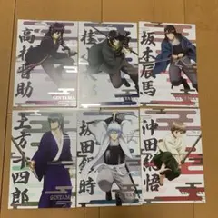 銀魂 カード4種セット 坂田銀時 高杉晋助 桂小太郎 坂本辰馬 攘夷志士