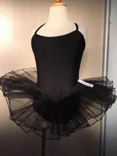 新品　子供用バレエ レオタード キャミソールＥタイプ黒