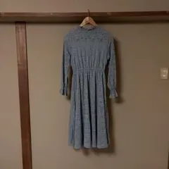 ハニーズ　総レースワンピース　グリーン　Lサイズ