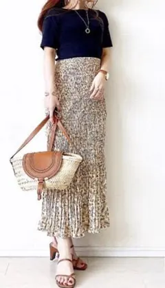 UNIQLO×INES DE LA FRESSANGE コラボプリーツスカート