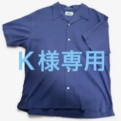 Calee ネイビー 半袖シャツ LARGEのサムネイル