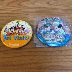 翌日発送☆カンバッジ☆カウントダウン☆2011☆ディズニーシー☆ディズニーランド