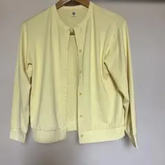 UNIQLO カーディガン イエロー 150cm
