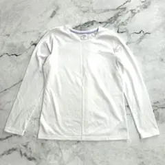 イグニオ 長袖 Tシャツ カットソー ロゴ スポーツ トレーニング 白 Lのサムネイル
