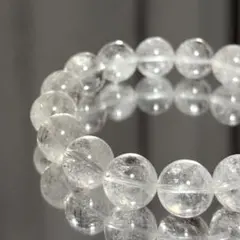 て*こ様 水晶 ✧ 浄化・調和・心を整える　粒12mm 内径17cm 重量42g