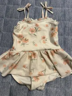 petit main 花柄フリル水着