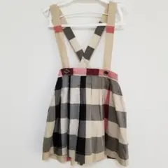 美品　バーバリーチルドレン　24M 吊りスカート