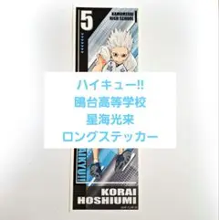 ハイキュー!! 星海光来　ロングステッカー