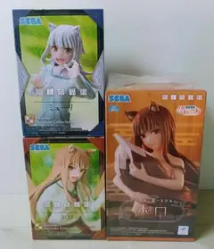 狼と香辛料 フィギュア3種セット