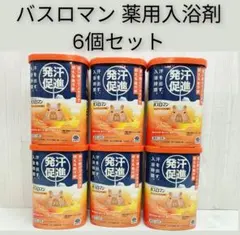 6個セット/バスロマン/発汗促進/入浴剤/薬用/ホットヴィヒタの香り/アース製薬のサムネイル