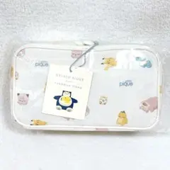 ジェラートピケ ポケモンスリープ ポーチ ホワイト ポケモンセンター ピカチュウ