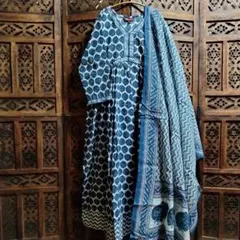 ◎専用◎インド アナルカリクルタ ティールブルー×シルバー刺繍【63A-4】 2026年最新】アナルカリの人気アイテム - メルカリ