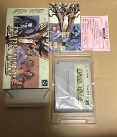 DARK HALF ダークハーフ スーパーファミコン 箱説明書注意書き付き