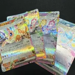 エーフィex 2枚　ブースターex グレイシアex