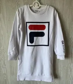 FILA ホワイト 長袖ワンピース サイズ5