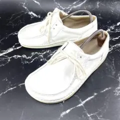 BIRKENSTOCK パサデナ　ホワイト レザー モカシン 26のサムネイル
