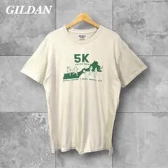 ギルダン Tシャツ L アイボリー 両面 企業 イベント アメカジ 古着 半袖のサムネイル
